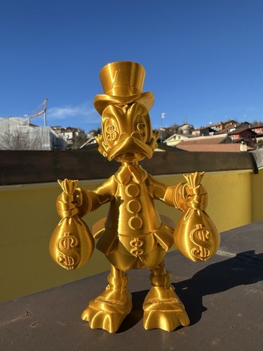 Statuetta zio paperone - statuetta,