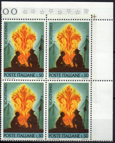 Italia 1968 quartina - italia, mnh**