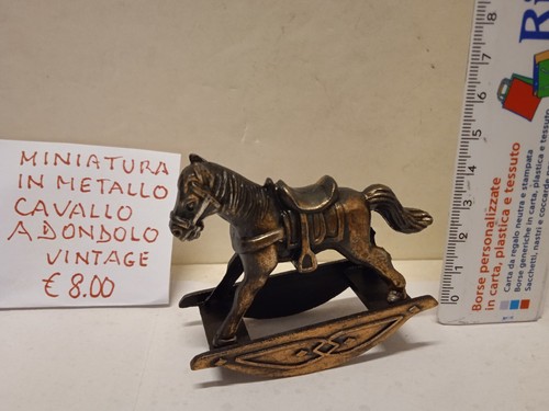 Miniatura metallo cavallino - metallo,