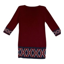 Abito maglione azteco orange - maglione,