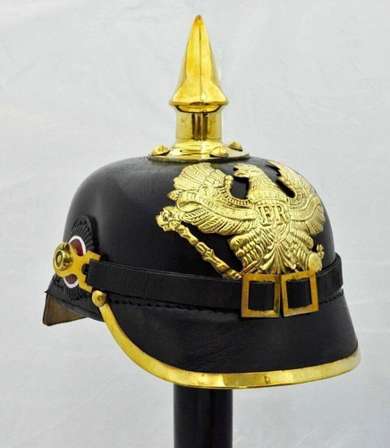 Elmetto prussiano pelle - prussiano, in