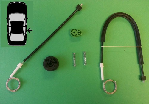 Kit alzacristalli per peugeot - kit,