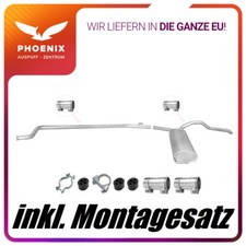 Per Opel Vivaro 1.9 D (2001-2006) LWB Tubo Centrale + Silenziatore Scarico