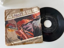 DISCO 45 GIRI  NICO FIDENCO ALL'OMBRA DI UNA COLT COLONNA SONORA  LEGGI DESCRIZ.