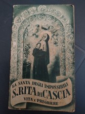 Antico libretto S.Rita da