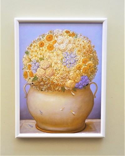 Quadro fiori botero con - di,