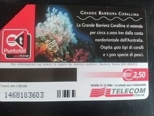 Scheda telefonica natura - la, ci