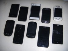 STOCK 10 CELLULARI SMARTPHONE SAMSUNG LG VINTAGE TELEFONI VECCHI LOTTO N9+REGALI