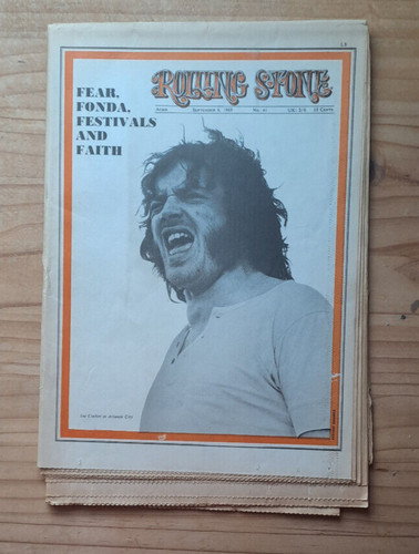 Rolling stone magazine issue - rolling,