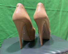 Scarpe Décolleté “Elisabetta Franchi” con plateau color Rosa,come nuove! Tacco13