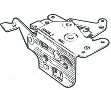 PER FIAT UNO 5 PORTE SERRATURA ANTERIORE DX INTERNO PORTA RICAMBI D'EPOCA 