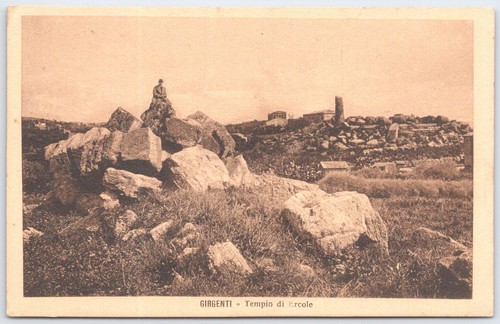 Cartolina girgenti sicilia - cartolina,