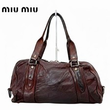 Borsa a mano Miu Miu in pelle