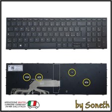 TASTIERA ITALIANA PER HP PROBOOK 450 G5, 455 G5, 470 G5 NERA CON FRAME ITALIANA