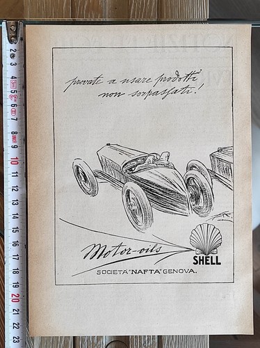 Antica pubblicità del 1931