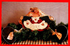 Angelica Rejoice Angelo Decorazione Legno Modello Legno Dipinto Casetta Country