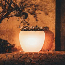 Vaso luminoso da giardino Vasi