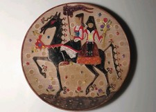 Vecchio Piatto Ceramica Arte