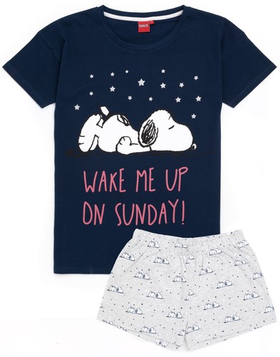Peanuts blu snoopy pigiama - snoopy, a