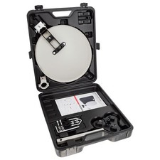 Impianto satellitare da campeggio antenna satellitare ventosa supporto palo supporto tavolo in valigia