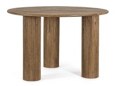 tavolo tondo ferro legno