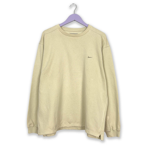 Felpa nike vintage - felpa, panna