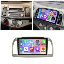Android 15.0 per NISSAN MICRA 3 K12 2002-2009 2+64G autoradio Apple CarPlay DSP