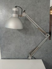 Lampada da Tavolo Scrivania a Pantografo Regolabile Vintage Argento Ikea