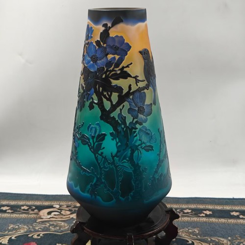Vaso vetro art nouveau - vetro,