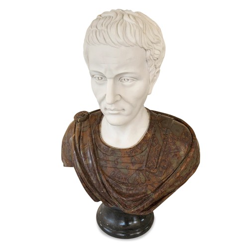 Busto giulio cesare marmo - busto, in