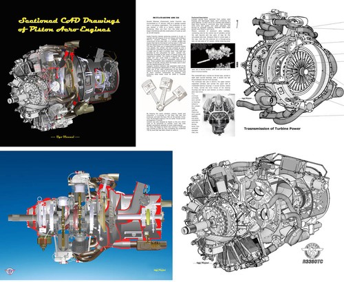 Ebook cad airplane piston - airplane,