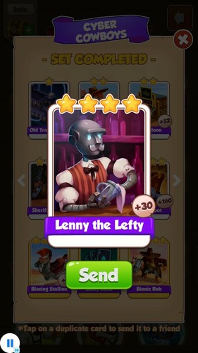 Coin master lenny the lefty - master,