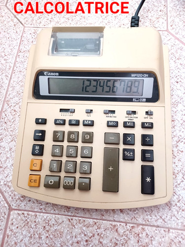 Calcolatrice canon mp120 - calcolatrice,