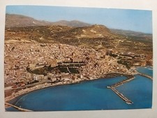 Sciacca (Agrigento). Panorama e Porto dall'aereo.