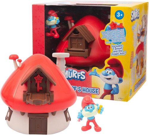 Puffi playset casa del - puffi,