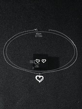 parure set forma cuore Collana