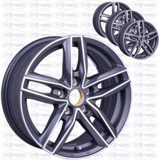 Cerchi in lega nero opaco con