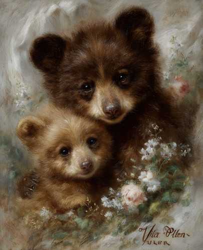 Stampa due soffici - soffici, cuccioli
