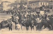 CPA 06 MANOEUVRES DANS LES