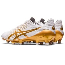 Scarpe Rugby Uomo Asics MENACE 4 1111A195 Bianco/Oro Puro 25cm US6,5
