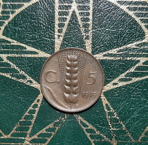Centesimi 1919 spiga - , 5