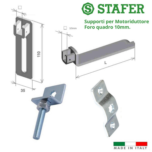 Supporto cassonetto staffa - , a