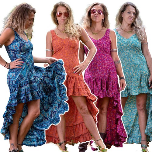 Abito alto basso - , bohemien