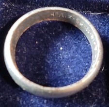 AOI WW2  AFRICA ORIENTALE ANELLO ORO ALLA PATRIA  SANZIONI dst 215