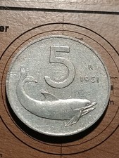 Rarissima Moneta  5 lire 1951