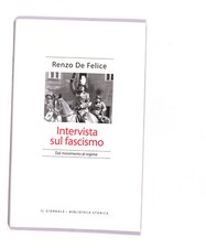 EBOND Biblioteca Storica Intervista Sul Fascismo Renzo de Felice Libro LI016453