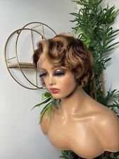 Parrucca corta bionda miele