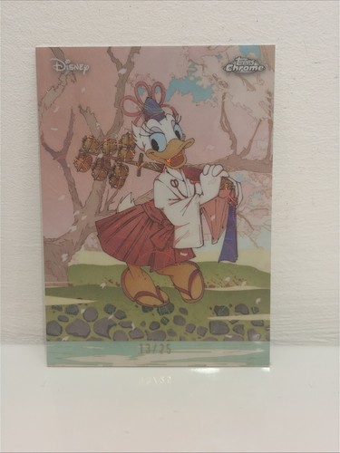 Disney topps chrome - chrome, daisy