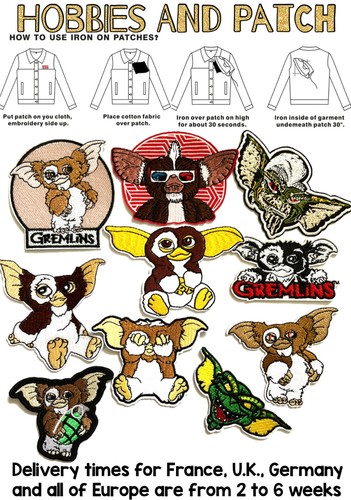 Patch gremlins gizmo toppa - gremlins,