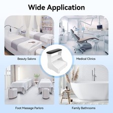 Carrello sgabello da bagno con